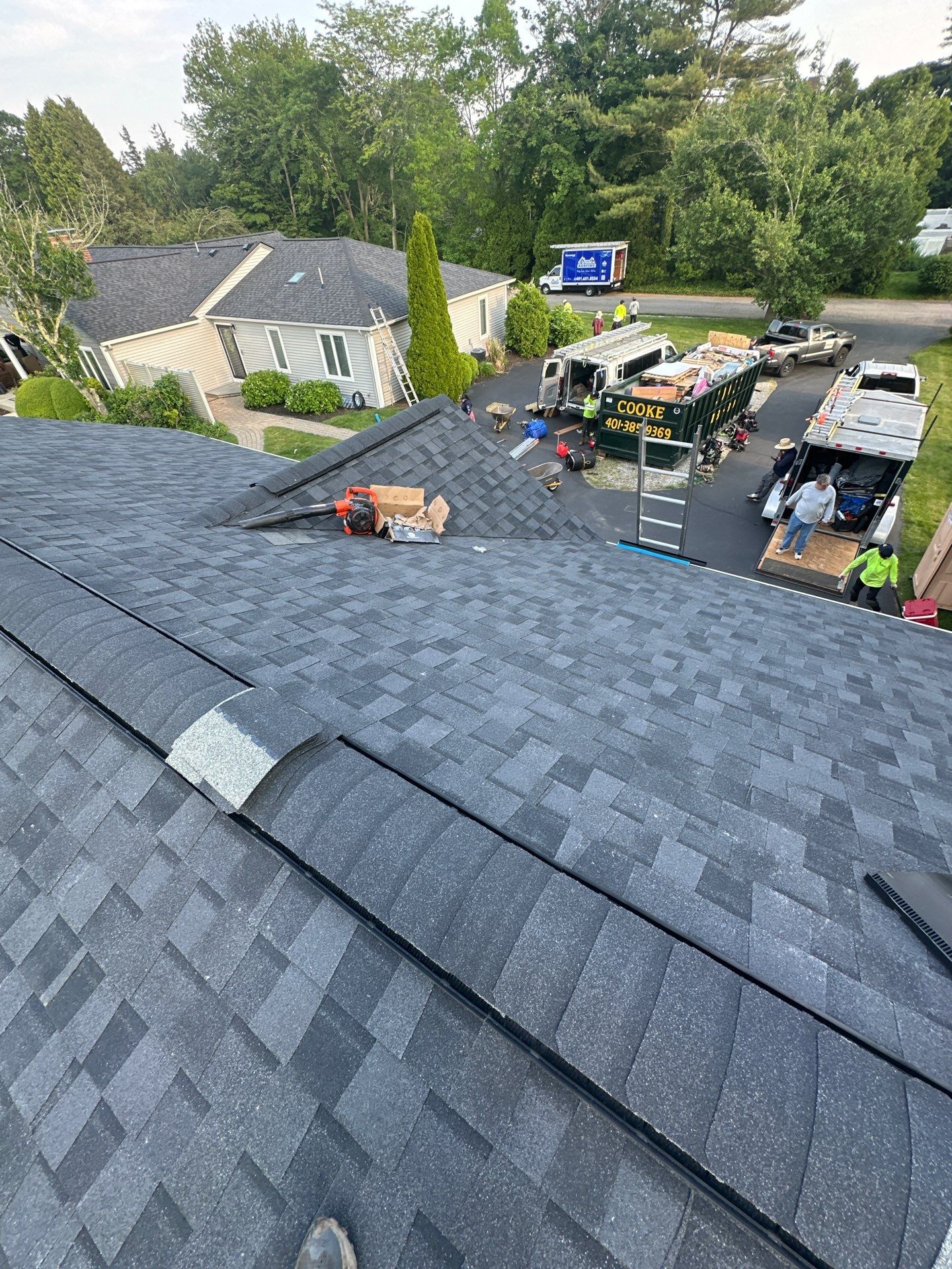 Roofing and siding project in Rhode Island